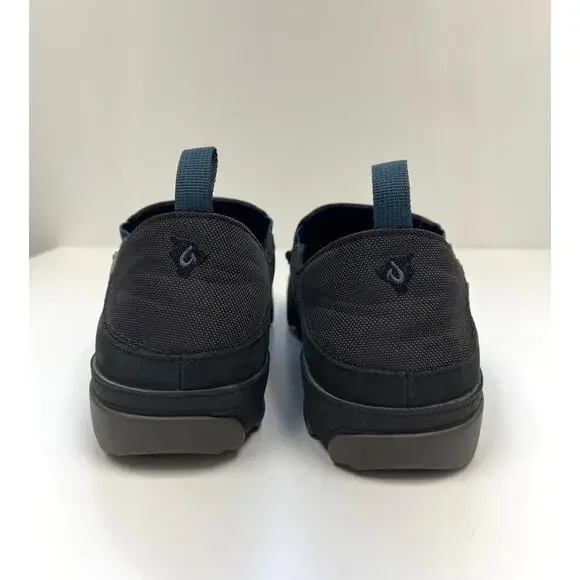 OluKai Men's Na'i Leather WP Waterproof Drop-In Heel Comfort Slip-On - Size 13 - Picture 4 of 11